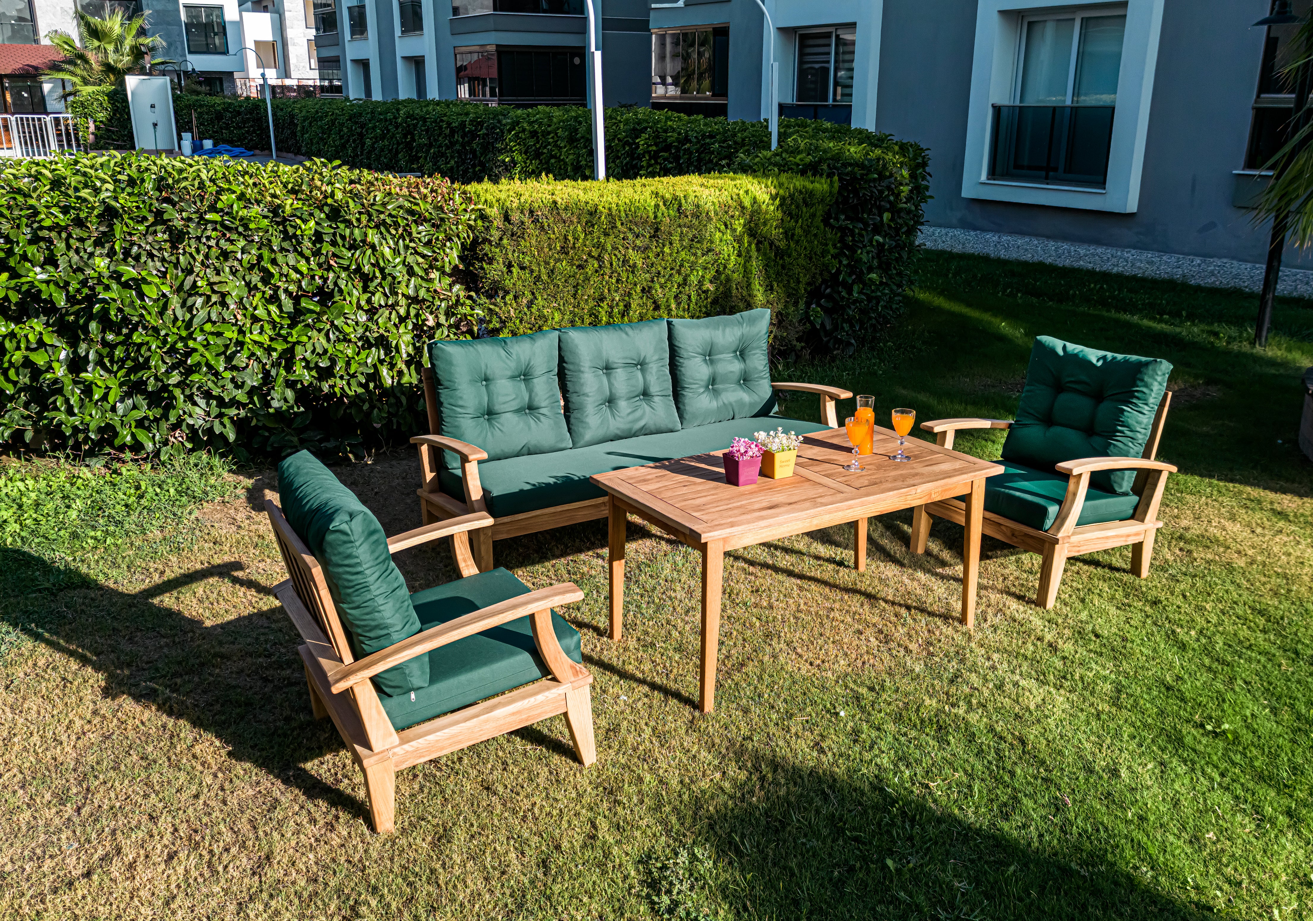 Mimoza Wooden Garden Seating Set