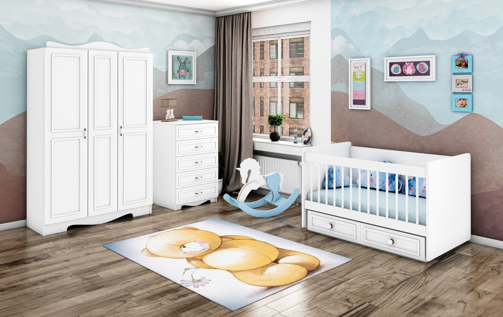 26123 My Dream Baby Room with Rocking Cradle